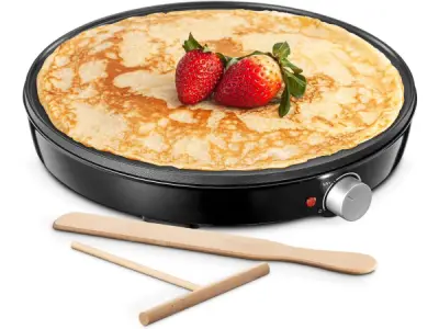 Elektrische pannenkoekenpan - 30 cm – kavel bij XL Auctions