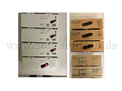 9 Tonerkartuschen für KYOCERA TK-17 SW (alt, ungeöffnet noch verschweisst) – kavel bij Zoll-Auktion, Mönchengladbach