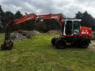 1 Atlas 1504M mobiele graafmachine – kavel bij Zoll-Auktion, Neuhaus