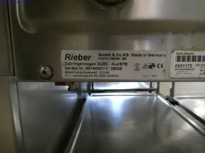 3 mobile shuttle carts Rieber ZUB3 – kavel bij NetBid, Tettnang