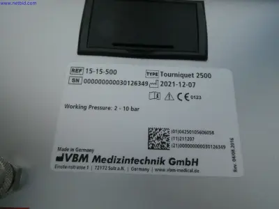 Blood-draining device (mechanical) VBM Medizintechnik GmbH Tourniquet 2500 – kavel bij NetBid, Tettnang