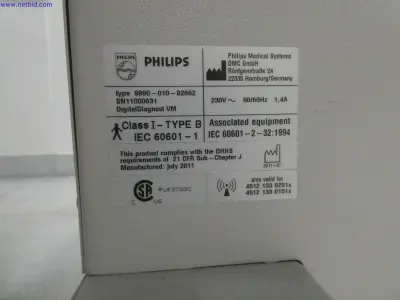 X-ray machine, Bucky workstation Philips Medizin Systeme GmbH Digital Diagnost VM – kavel bij NetBid, Tettnang