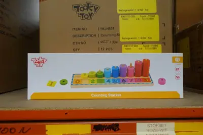 24x Counting stacker Tooky toy – kavel bij Openbare Verkopen, Waregem