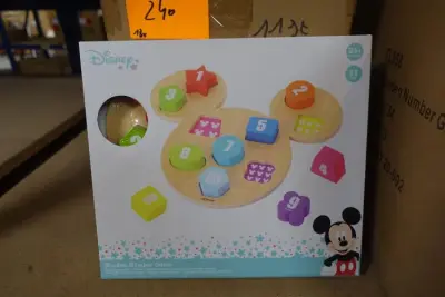 18x Wooden number game Disney – kavel bij Openbare Verkopen, Waregem