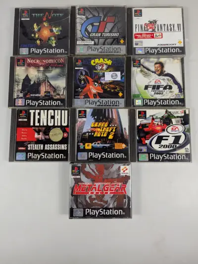 Games playstation1 – kavel bij De Kringwinkel, Sint-Niklaas