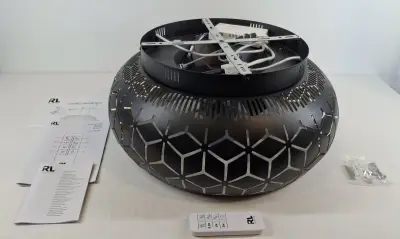 RL plafondlamp met geïntegreerde ventilator – kavel bij De Kringwinkel, Geraardsbergen
