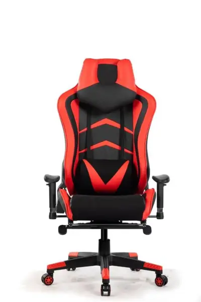 Game-Kantoor Stoel Rood/zwart – kavel bij Hammertime