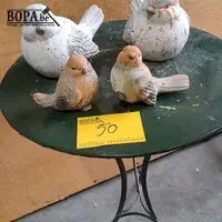 Koppel vogels in steengoed - 4 stuks – kavel bij BOPA Auctions, Aarsele