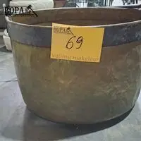 Koperen ketel met handvat – kavel bij BOPA Auctions, Aarsele