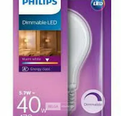 Philips Led Bulb dimbaar E27 (10x) – kavel bij Belga Veilingen, Consumentengoederen Ii • Landen