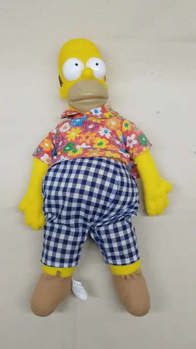 Vintage knuffelpop Homer Simpson – kavel bij De Kringwinkel, Zottegem