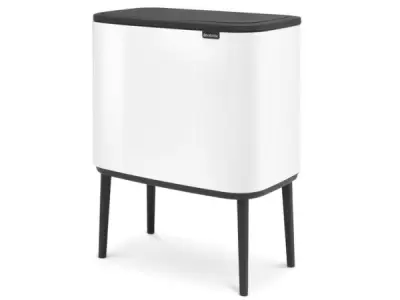 Brabantia Bo Touch Bin Prullenbak - 11 + 23 liter wit – kavel bij XL Auctions