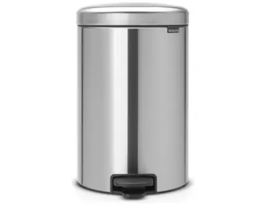 Brabantia NewIcon Prullenbak - 20 liter - Matt Steel – kavel bij XL Auctions