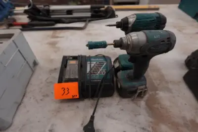2x Accu slagschroefmachine Makita – kavel bij Openbare Verkopen, Deerlijk