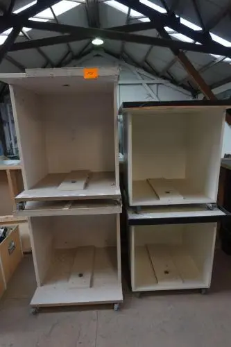4x Houten kar met diverse afmetingen – kavel bij Openbare Verkopen, Deerlijk