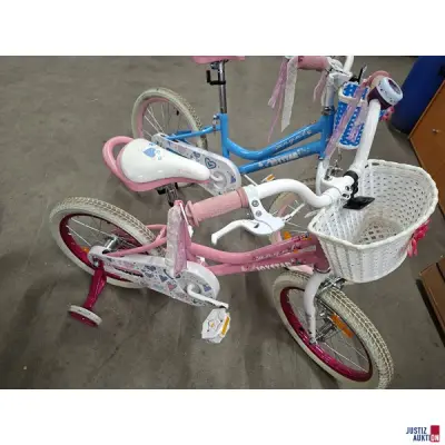 2 Kinderräder Joystar blau und rosa – kavel bij Justiz-Auktion, Augsburg