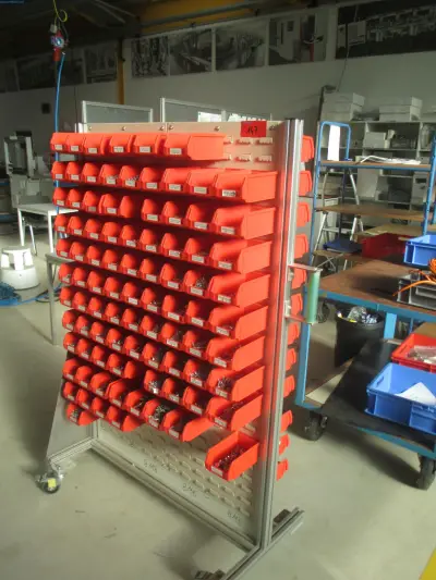 Open-Shelf Storage Bin Carts – kavel bij NetBid, Radolfzell am Bodensee
