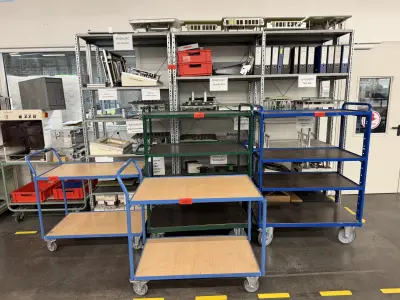 3 Shelf Racks SSI Schäfer – kavel bij NetBid, Radolfzell am Bodensee