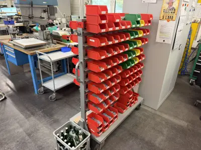 Open-Shelf Storage Bin Carts – kavel bij NetBid, Radolfzell am Bodensee