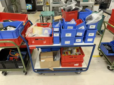 2 Floor-to-floor transport cart Fetra/Haneu – kavel bij NetBid, Radolfzell am Bodensee