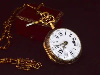 Zeer zeldzaam driekleurig gouden zakhorloge – kavel bij Onlineveilingmeester