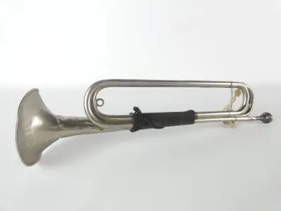 Vintage Hudson signaaltrompet / bugel – kavel bij De Kringwinkel, Heverlee
