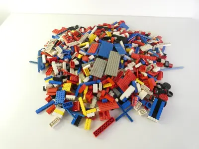 LEGO bouwstenen en onderdelen – kavel bij De Kringwinkel, Heverlee