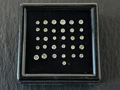Diamant - 1.02 carat echte natuurlijke briljant geslepen diamant – kavel bij Onlineveilingmeester