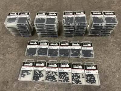 Blackline spaanplaatschroeven HCP zwart set 60-delig – kavel bij XL Auctions