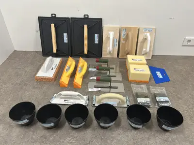 Pinguin stukadoorsgereedschap set 24-delig – kavel bij XL Auctions