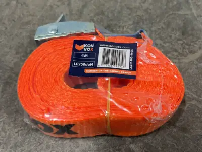 25x Konvox Spanband met klemgesp – 25mm x 4 m – kavel bij XL Auctions