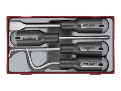 TengTools schraper- en verwijderset 4-delig TTSR04 – kavel bij XL Auctions