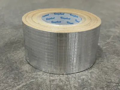 8x Coroplast aluminium tape - folie (75mm × 50m) 912 AWX – kavel bij XL Auctions