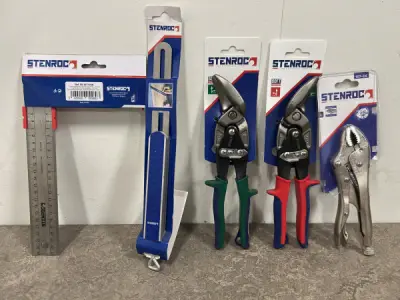 Stenroc handgereedschap set 5-delig – kavel bij XL Auctions