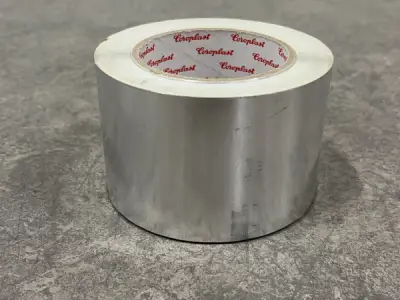 5x Coroplast aluminium tape - papier (75mm × 50m) 930 ALU SE – kavel bij XL Auctions