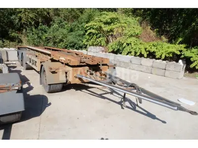 REF:7477 - Containertrailer rendert RAC 9.18 NA(VIN:YA5A201A120S61296) – kavel bij Auctelia, Charleroi