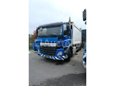 REF:7781 - DAF CF 290 FAG vuilniswagen (2015-307,172 km)(VIN:XLRAGM4100G067482) – kavel bij Auctelia, Puurs-Sint-Amands