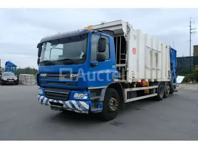 REF:7470 - DAF CF75 FAN vuilniswagen (2011-402,233 km)(VIN:XLRAS75PC0E912333) – kavel bij Auctelia, Puurs-Sint-Amands