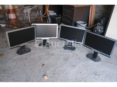 4 Philips Brilliance 201 BL computermonitoren – kavel bij Auctelia, Flémalle