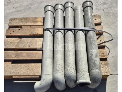 Gladde gietijzeren buizen Ø 100 mm – kavel bij Auctelia, Walcourt