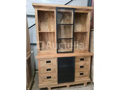 Nieuwe 160cm mangohouten kast – kavel bij Auctelia, Meix-devant-Virton