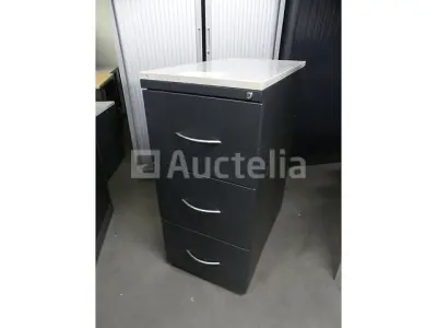 Verticale kast met 3 lades – kavel bij Auctelia, Saint-Gilles