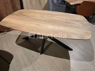 Nieuwe deense massief houten tafel 210x100x3cm hoogte 77cm – kavel bij Auctelia, Meix-devant-Virton