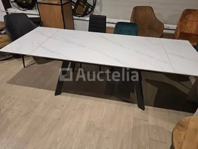 Nieuwe uitschuifbare keramische tafel 160-240cm x90cm – kavel bij Auctelia, Meix-devant-Virton