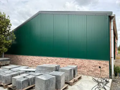 loods 180 m2 (gedemonteerd!) – kavel bij Dome Auctions, Tielt