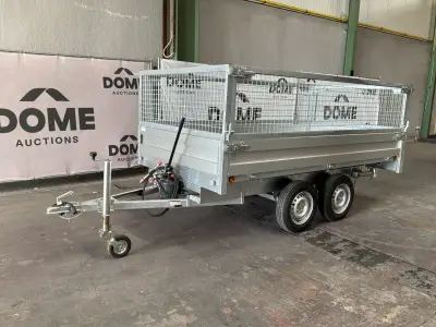 2025 kipper aanhangwagen – kavel bij Dome Auctions, Depot Deinze