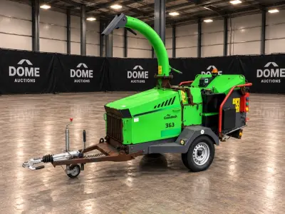 2007 Greenmech ARB190RF getrokken houthakselaar – kavel bij Dome Auctions, Depot Deinze