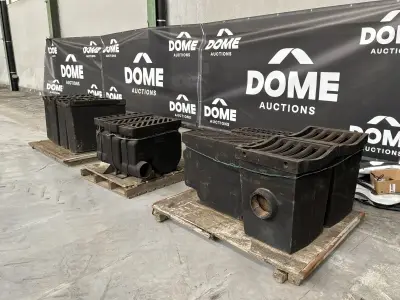 Benor D 0400 Gietijzeren straatkolk (12x) – kavel bij Dome Auctions, Depot Deinze