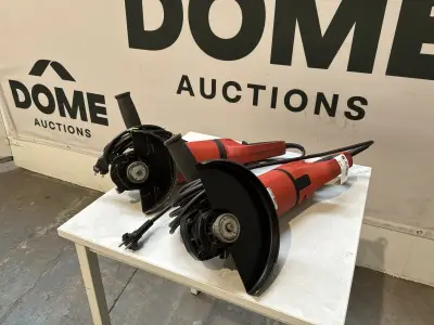 Hilti Haakse slijpers (2x) – kavel bij Dome Auctions, Depot Deinze