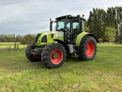 2008 Claas Arion 640 cis Vierwielaangedreven Tractor – kavel bij Dome Auctions, Berlare